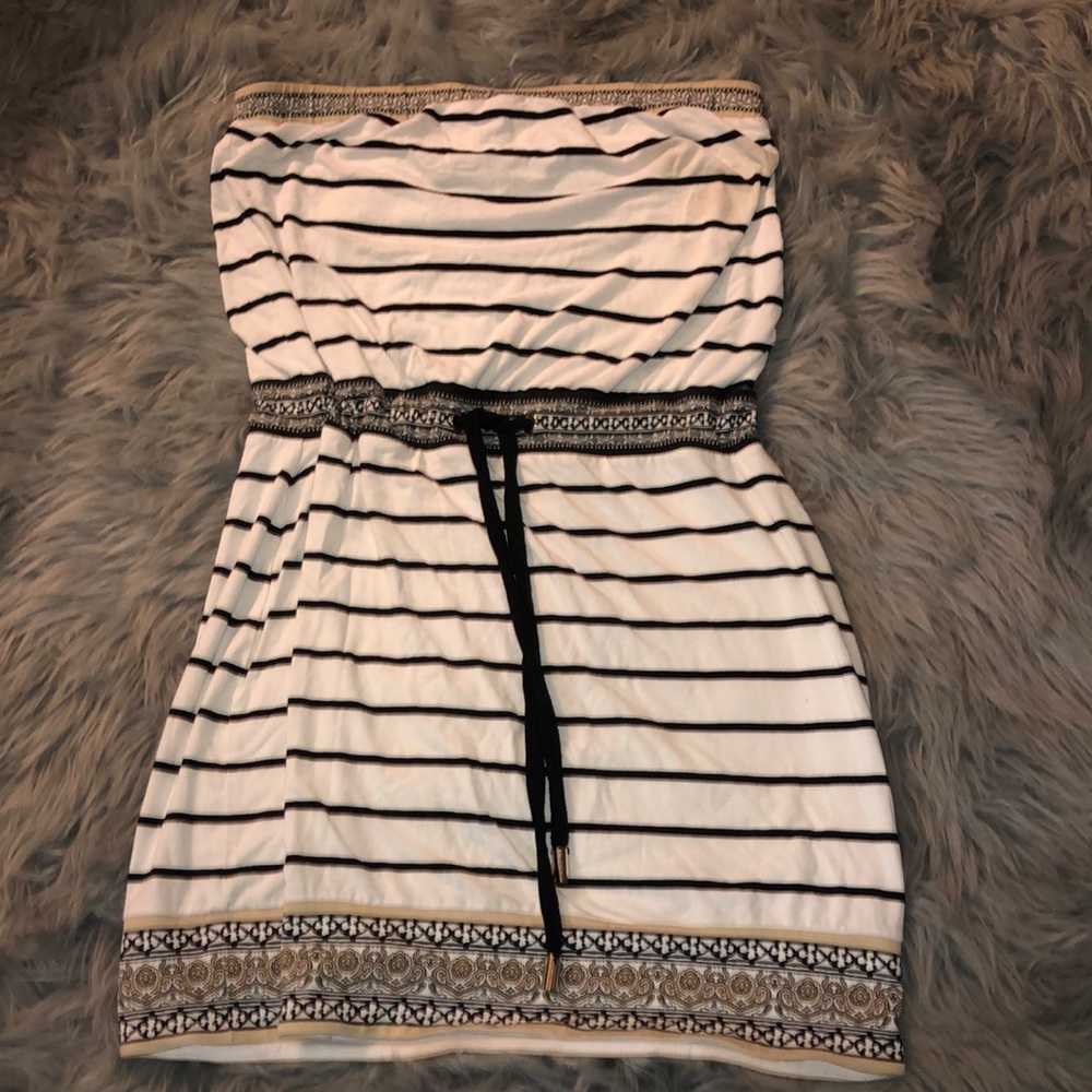 White House Black Market strapless mini